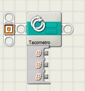 Tacometro velocimetro cuentarevoluciones y medidor de distancias para NXT